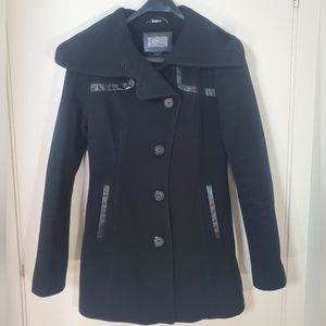 Womens Black Mackage wool/cashmere winter coat. Size small.